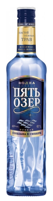 Водка особая ПЯТЬ ОЗЕР ОСОБАЯ 40% 0,7л