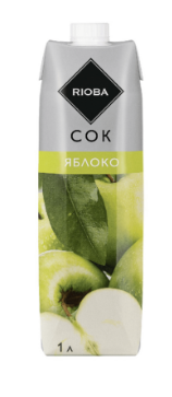 RIOBA Сок яблочный 1 л