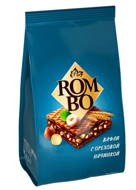 Вафля 12. Вафли Ромбо с ореховой начинкой 200г. Вафли Rombo, 200 г. Rombo вафли с ореховой начинкой. Вафли с ореховой начинкой.