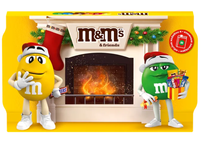 Набор кондитерских изделий M&M & FRIENDS Камин 293 г