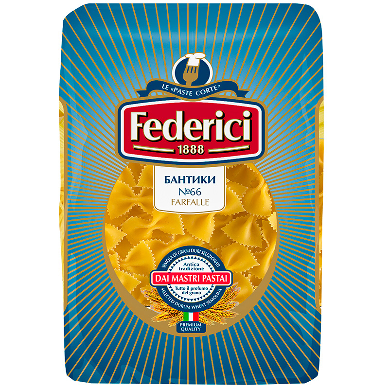 Макаронные изделия FEDERICI бантики 400 г