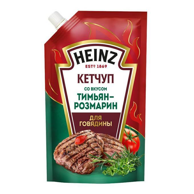 Кетчуп HEINZ Тимьян-розмарин для говядины 320 г