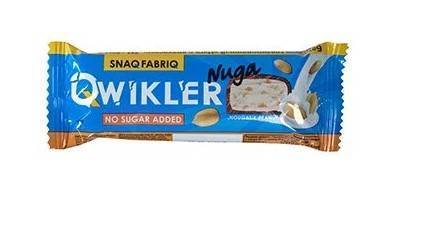Батончик QWIKLER Snack fabriq нуга и арахис 40г