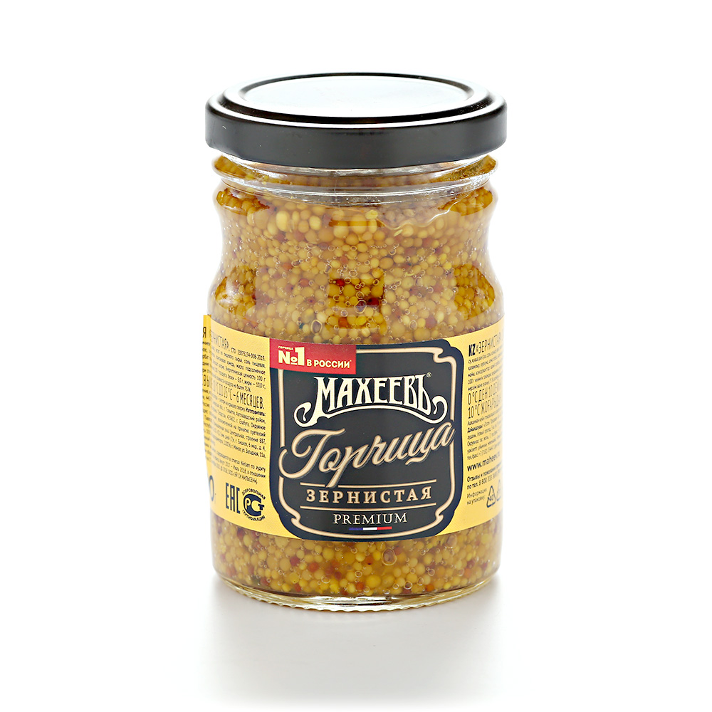 Горчица МАХЕЕВЪ Зернистая 190 г