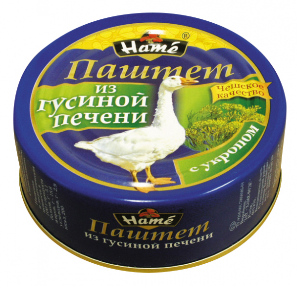 Паштет HAME из гусиной печени с укропом 250 г