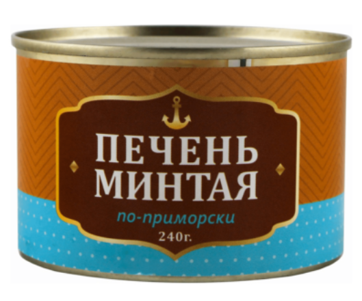 Печень минтая по-приморски 240г