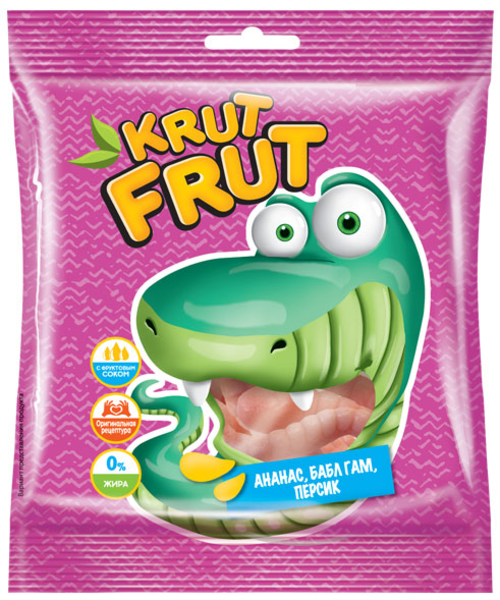 Мармелад жевательный KRUTFRUT Червячки 70 г