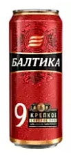 Пиво светлое «БАЛТИКА КРЕПКОЕ» № 9 ж/б 0,45л 8%