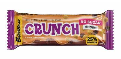 Батончик глазированный Bombbar Crunch чизкейк шоколадный брауни 50г