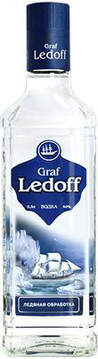 Водка «ГРАФ ЛЕДОФФ ЛАЙТ (GRAF LEDOFF LIGHT)» 0,5л 40%
