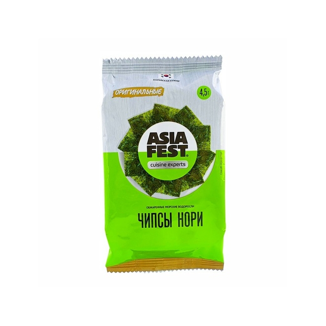 Чипсы-нори ASIA FEST Оригинальные 4.5 г
