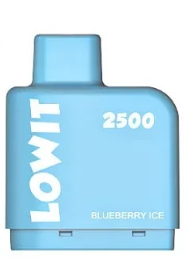 Электронная сигарета ELF BAR Lowit 2500 Blueberry Ice (ледяная черника)