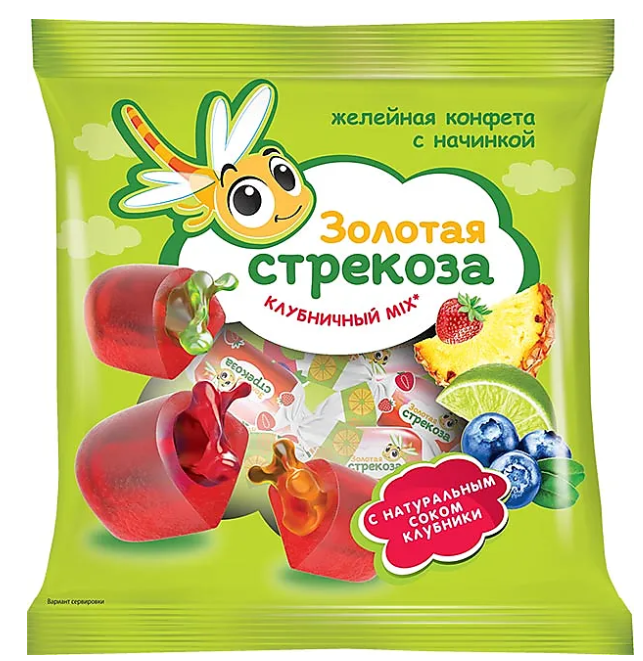 Конфета «Золотая стрекоза» микс вес.