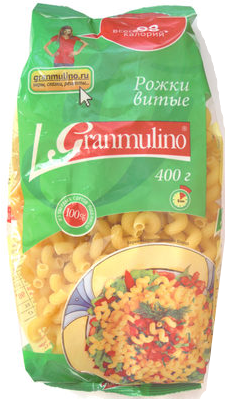 Макаронные изделия GRANMULINO рожки витые 400 г