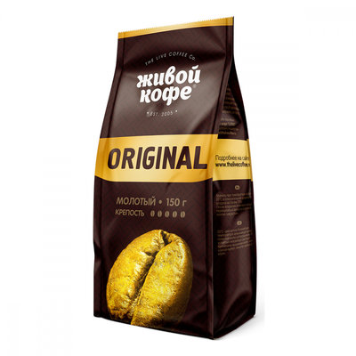Кофе Живой Кофе Original молотый 150 гр