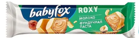 Батончик BABY FOX Roxy вафельный молоко-фундучная паста 18 г