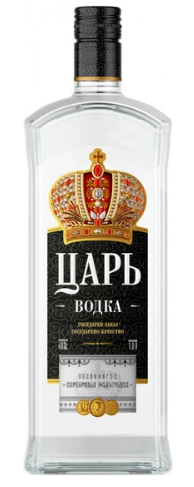 Водка ЦАРЬ1л  40%