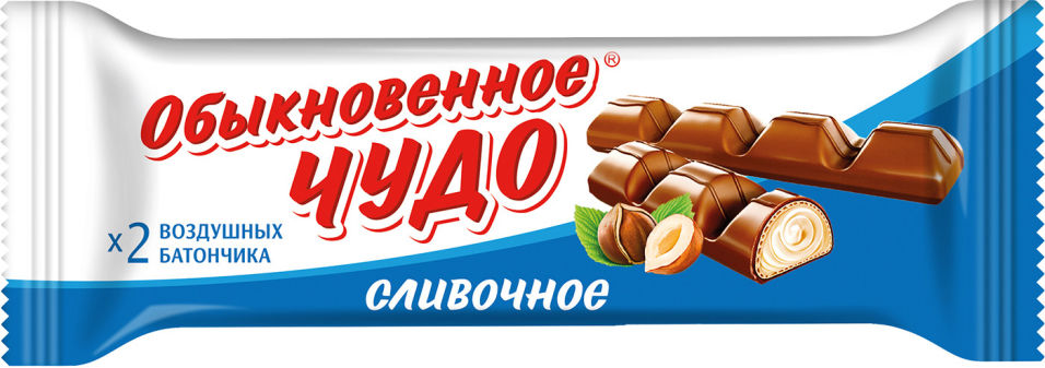 Батончик СЛАВЯНКА Обыкновенное чудо сливочное 55 г