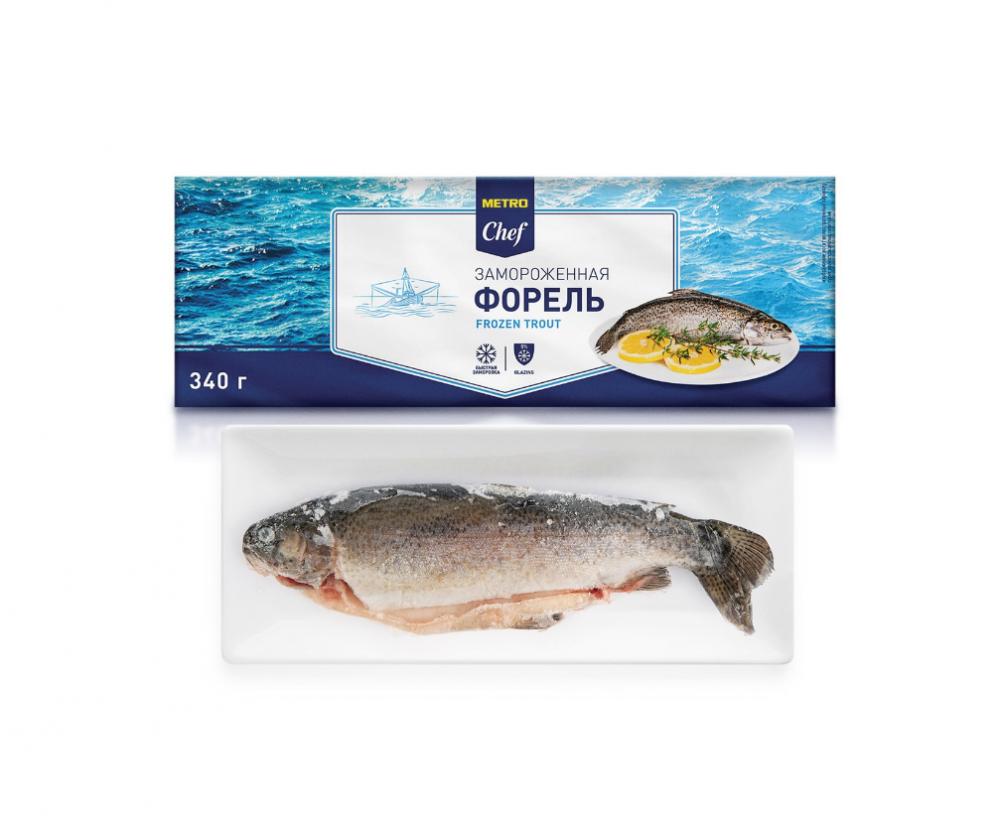METRO CHEF форель радужная 340гр