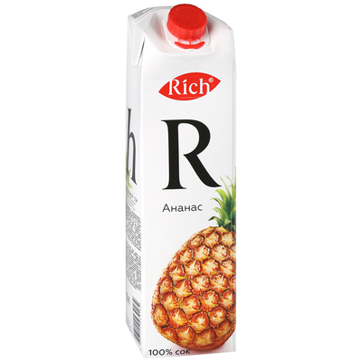 Сок RICH ананас 1 л