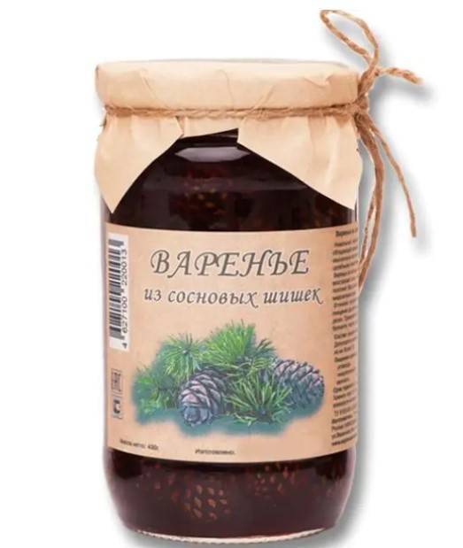 Варенье из сосновой шишки Таежные вкусняшки 480г