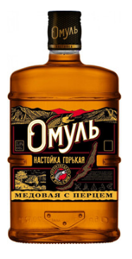Настойка горькая ОМУЛЬ МЕДОВАЯ С ПЕРЦЕМ 0.1л