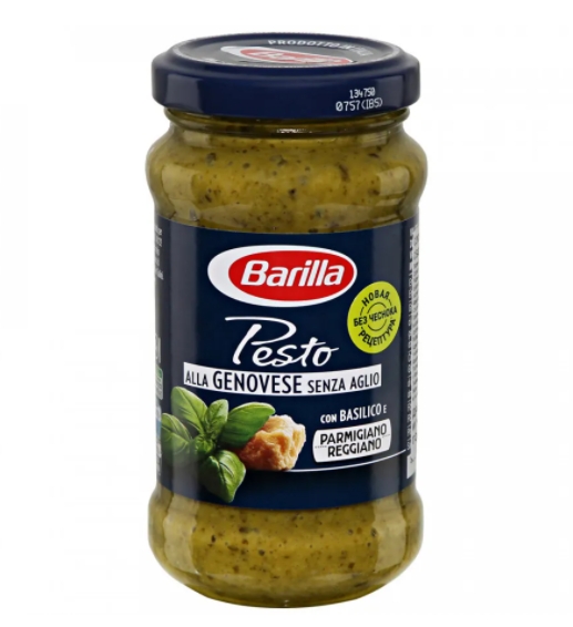 Соус Barilla Песто Дженовезе с базиликом без чеснока, 190г