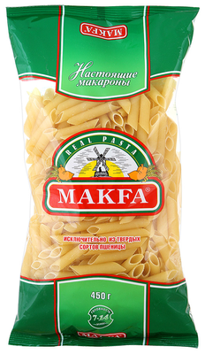 Макаронные изделия МАКФА перья любительские 450 г
