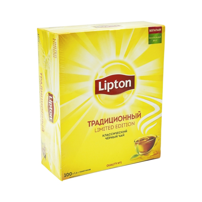 Чай черный LIPTON Traditional 100х2г