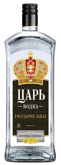 Водка ЦАРЬ1л  40%