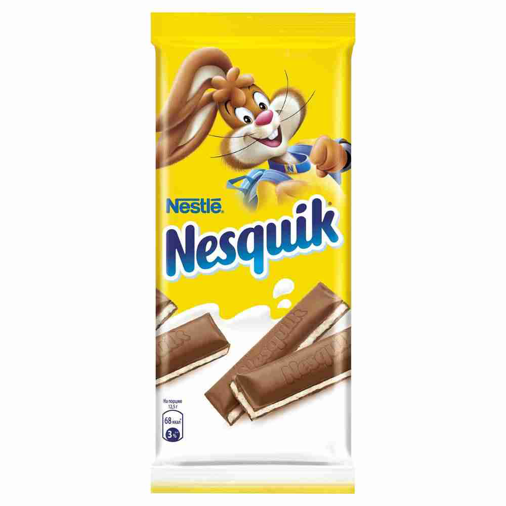 Шоколад NESQUIK молочный с начинкой 100 г