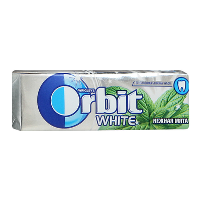 Резинка жевательная Orbit White Нежная мята 13,6г.