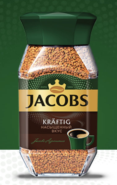 Кофе растворимый Jacobs Kraftig ст/б 200г