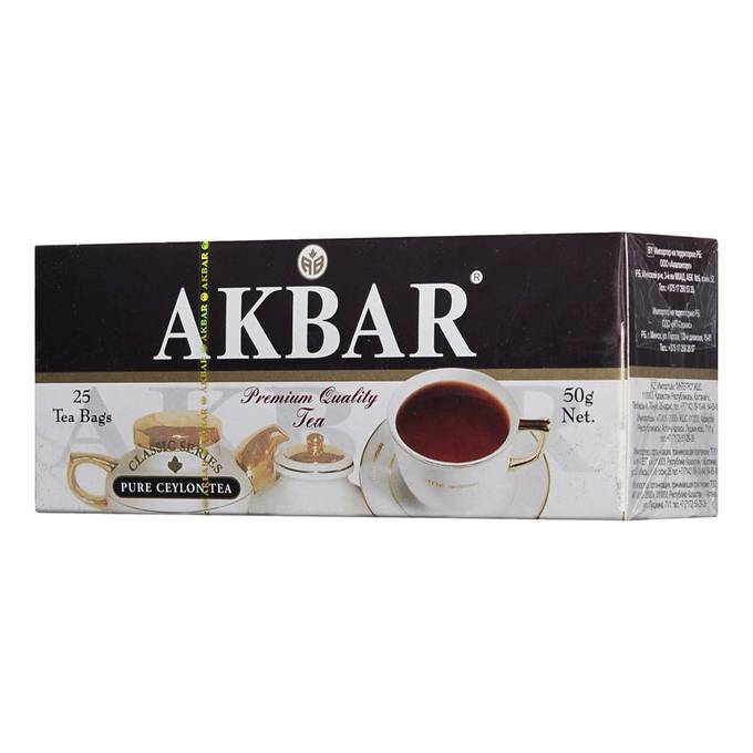 Чай черный AKBAR Классическая серия 25х2г