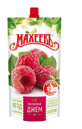 Джем МАХЕЕВЪ малиновый 300 г