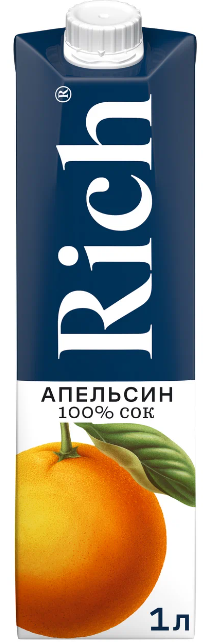 Сок RICH апельсин 1 л