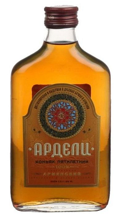 Коньяк пятилетний Ардели 0,25л 40%