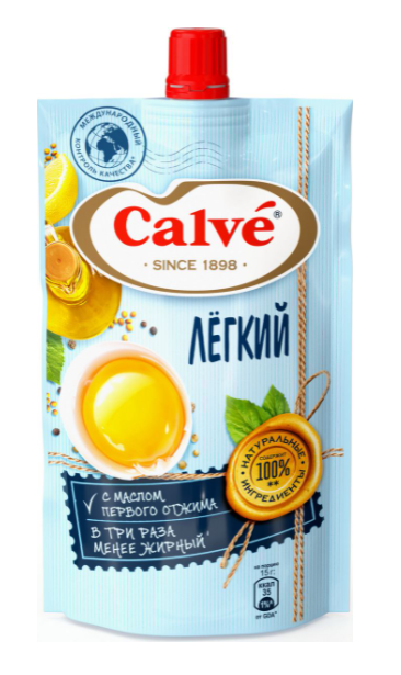 Соус CALVE майонезный легкий 230 мл