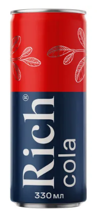 Напиток RICH Cola сильногазированный 0.33 л