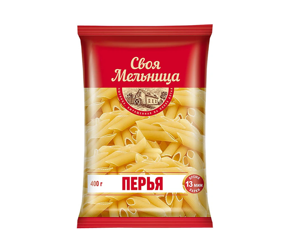 Макароны Своя мельница Перья 400г