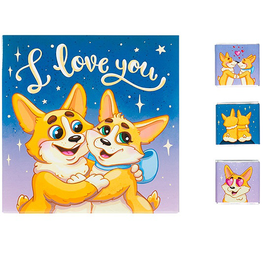 Набор шоколада I Love you 45г
