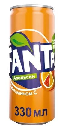 Напиток FANTA Апельсин газированный 330 мл ж.б.