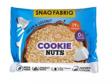 Печенье Cookie Nuts Snaq Fabriq - Сливочный кокос 35 г