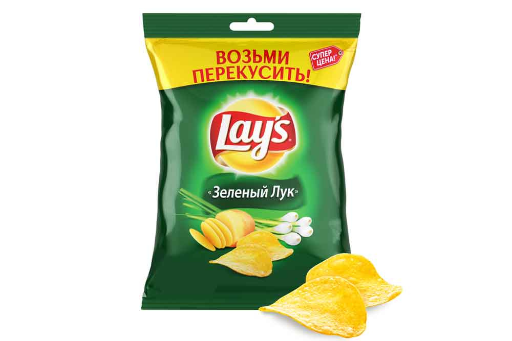 Чипсы LAYS зеленый лук 50 г
