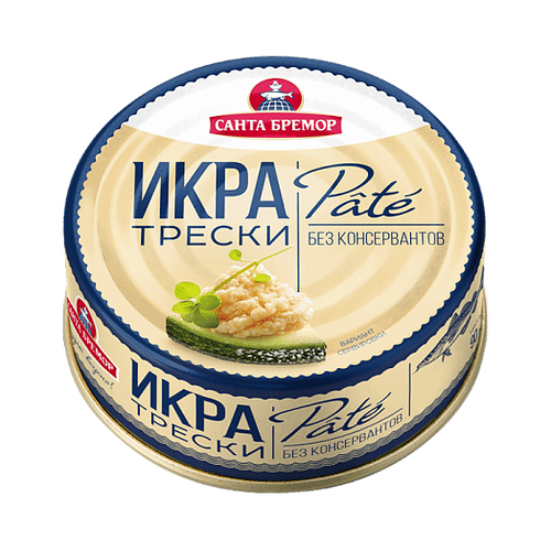 Икра САНТА БРЕМОР Pate трески 90 г