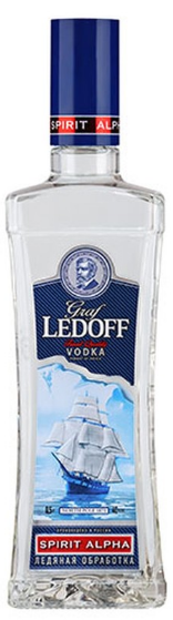 Водка «ГРАФ ЛЕДОФФ ЛАЙТ (GRAF LEDOFF LIGHT)» 0,5л 40%