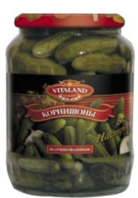 Корнишоны Vitaland 680г
