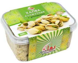 Халва кунжутная с фисташкой Восточная фантазия 320 гр