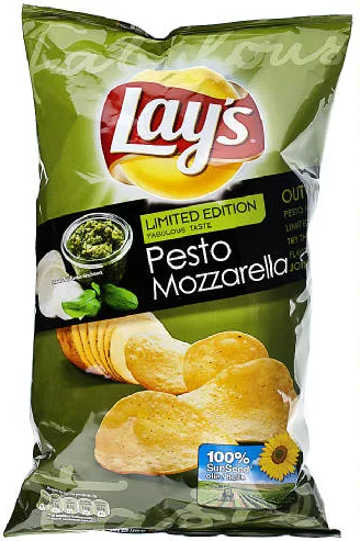 Чипсы LAYS моцарелла с песто 95 г