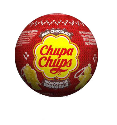 Шар шоколадный CHUPA CHUPS с игрушкой 20 г